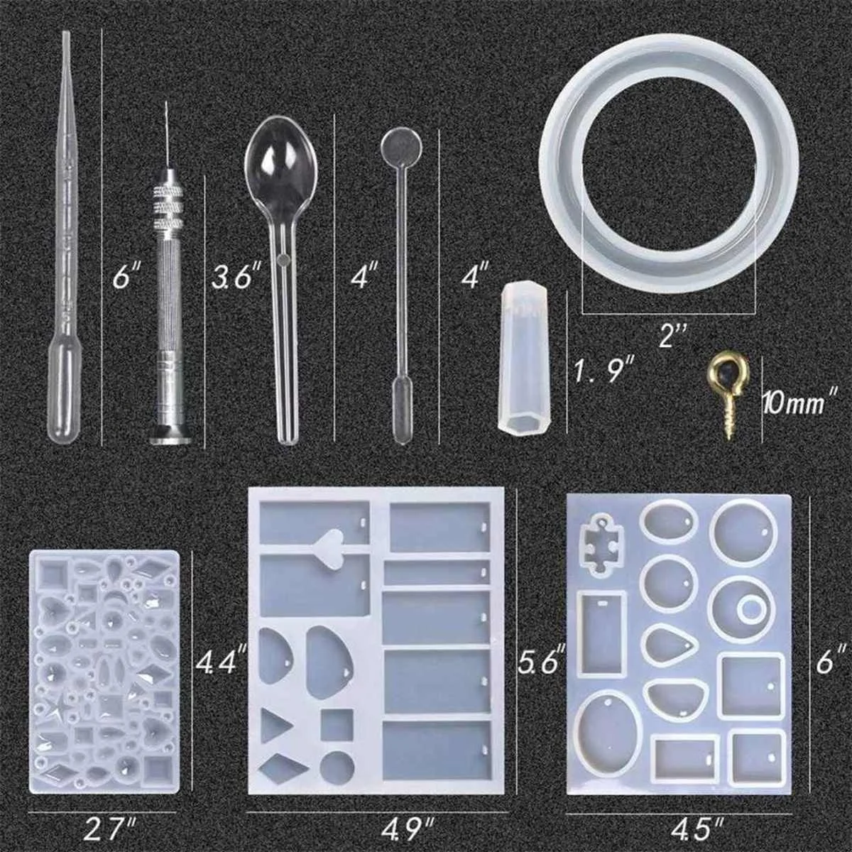 229 шт. литьевая форма из смолы DIY литьевые формы из смолы силиконовая Подвеска для изготовления ювелирных изделий литьевая форма кулон инструмент Diy Изготовление ювелирных изделий