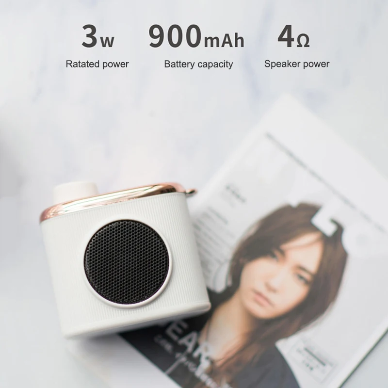 Ретро Bluetooth динамик беспроводной супер бас мини громкий динамик музыкальный плеер OUJ99