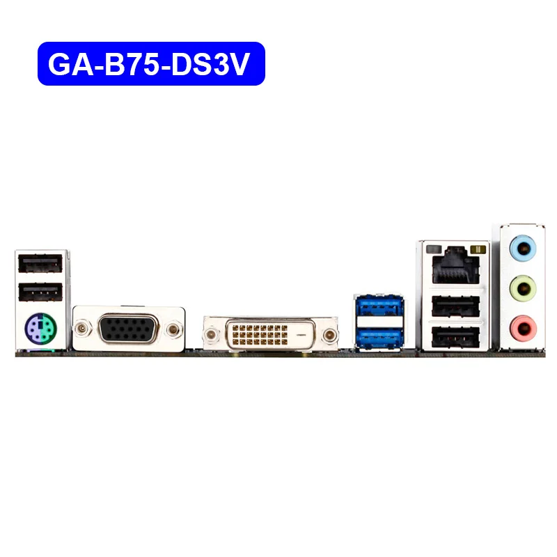 Gigabyte GA-B75-DS3V оригинальная материнская плата LGA 1155 DDR3 USB3.0 B75 B75-DS3V настольная системная плата восстановленная