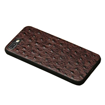 

Luxury Leather Phone case For iPhone 7plus 8plus Ostrich texture Soft shell shockproof fundas For X XR XS MAX 6S Plus X5 5S SE