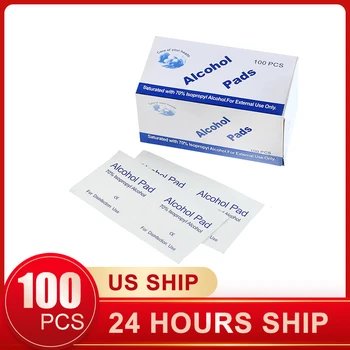 

100pcs DisposableAlcohol Disinfection Cotton Piece Emergency Clean Cotton Sheet First Aid Household Cleaning