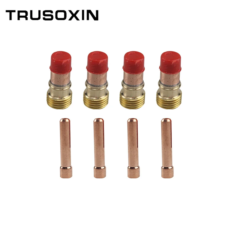 Tig Welding Accessories Tig Welding Torch Kit 30Pcs TIG Welding Torch Accessories Stubby Gas Lens 4#~12# Pyrex Glass Cup Kit For WP-17/18/26 Torch Welding& Soldering Supplies