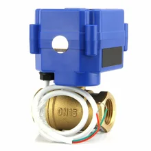 1*Электрический-10 °C до 40 °C клапан моторизованный шаровой клапан 3/" Латунь 9V 12 V-24 V Нормально закрытый 2 провода видео-телефон двери автоматический возврат