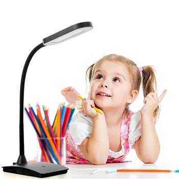 

360 Degree Foldable USB Rechargeable Touch Sensor Table LED Lamp 3 Level Dimmable Reading Study Desk Light