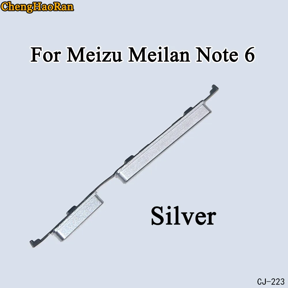 ChengHaoRan 1 шт. Боковая кнопка питания ключ запасные части для maziu Meilan NOTE 5 NOTE 6