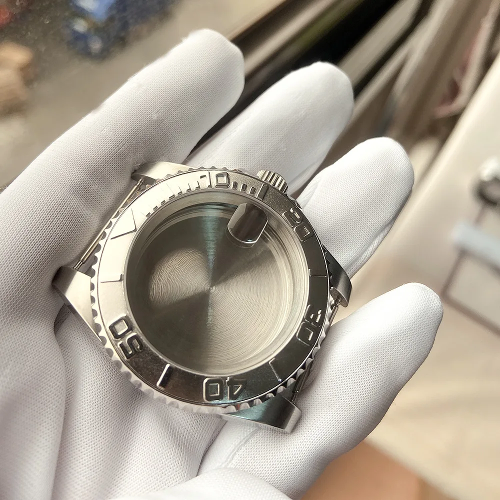 Cassa dell'orologio per accessori per orologi SUBMARINER Rolex GMT con  anello impermeabile in vetro zaffiro anello di regolazione cassa in acciaio  inossidabile da 40mm|Watch Cases| - AliExpress