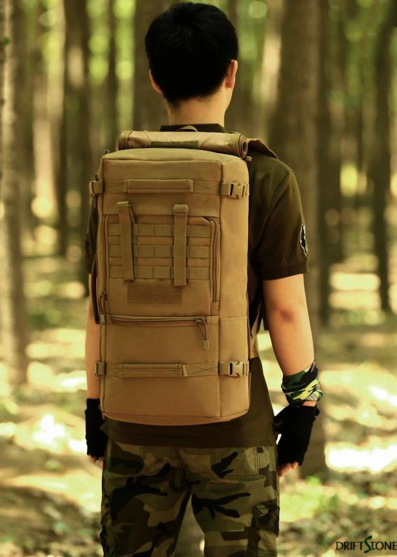 50L Mountaineering bag Military Tactical Backpack Camping Bags Men's Hiking Rucksack Travel Backpack