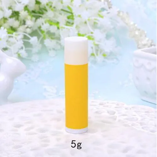 White yellow 10 шт./партия пустые косметические контейнеры контейнер для лосьона клей-карандаш прозрачная бутылка для путешествий 5 мл губная помада тюбик бальзам для губ контейнеры - Цвет: White yellow