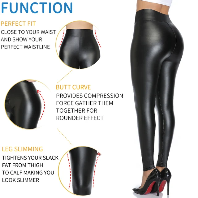 Women Faux Leather Leggings Waterproof Sexy Pu Leather Legging