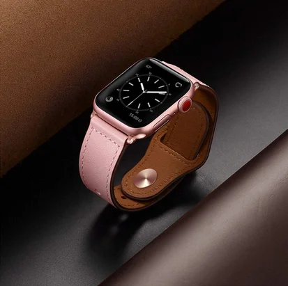 

High Quality Genuine Leather watch strap For apple watch band 4 3 2 1 with 42mm/38mm Correa IIwatch Band 44mm/40mm