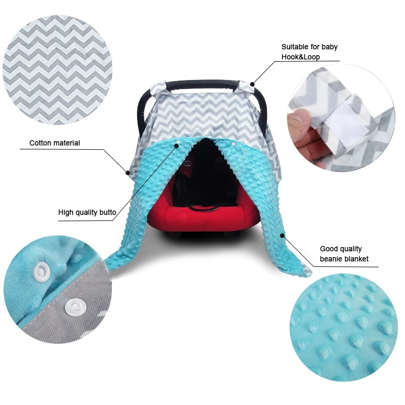 Baby Care Cover Baby Stroller Cover Autumn and Winter Thick Windproof Warm Multi-Function Breastfeeding Blanket