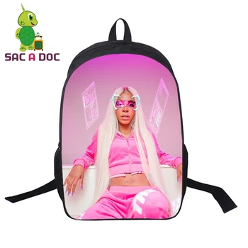 

Newest DOJA CAT Printed 16 Inch Teenagers Backpacks Kpop Fans School Bag Daypack Women Men's Waterproof Nylon Mochila Schoolbag