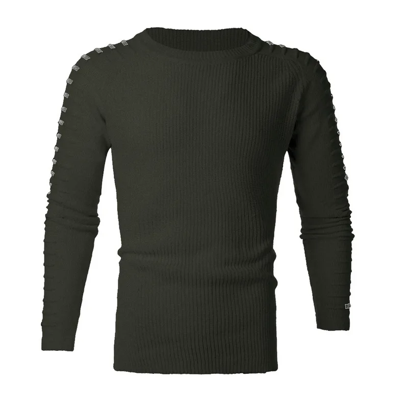 Vertvie зимний свитер для мужчин Slim Fit пуловер вязаный свитер Повседневный с круглым вырезом мужской лоскутный длинный рукав осенние свитера уличная