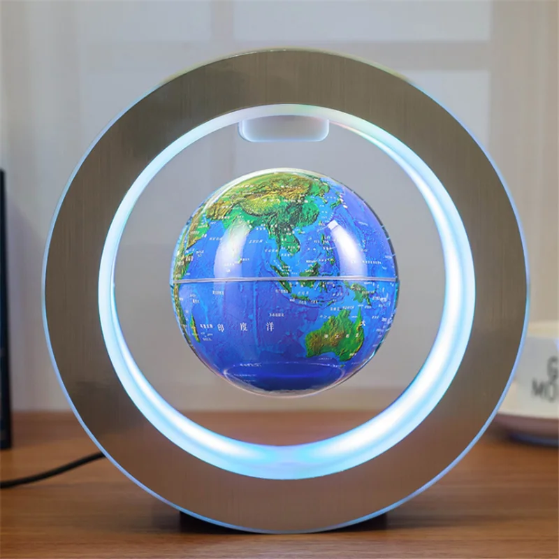 

Magnetic Levitation Globe LED Night Light Novelty Unique Home Xmas Decoration Special Earth Ornaments Creative Gift Home Decor