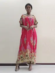 Новинка 2019 осеннее платье Дашики женские элегантные вечерние длинные платья с шарфом африканская одежда