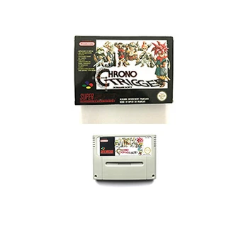 

Chrono Trigger game cartridge For snes pal console video game