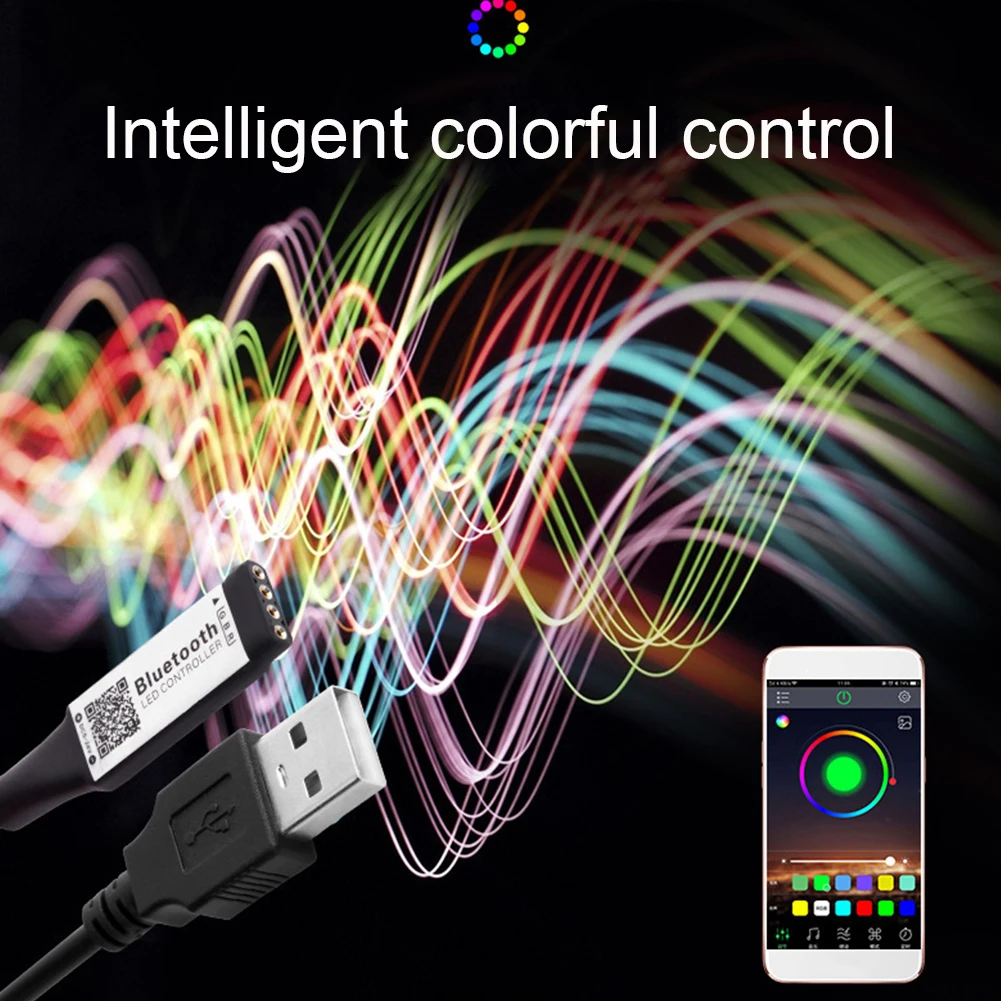 5 в 30 Вт аксессуары беспроводной контроллер синхронизации RGB wifi Led Изменение цвета мини музыкальный пульт дистанционного управления Регулировка яркости смартфона