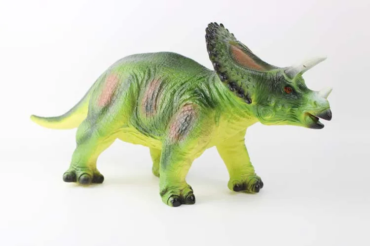 Большой размер T-Rex Трицератопс Птерозавр модель мягкая Silcone динозавр модель игрушка детский подарок