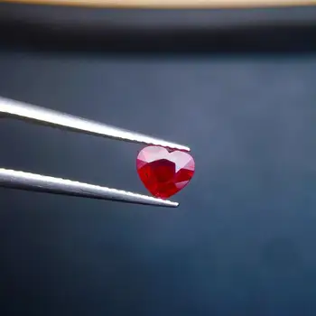 

A217 Red Ruby 0.78ct Heart Natural No indication of Heat Unheat Ruby Loose Gemstones Loose Stones for Jewelry Bracelets Making