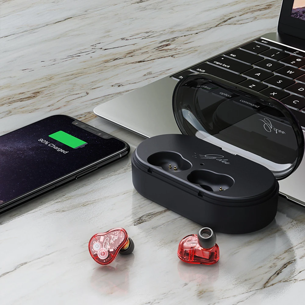 Z6 TWS Bluetooth 5,0 наушники HiFi бас гарнитура Graphene Smart Touch двойной Динамический драйвер IPX7 водонепроницаемый в ухо телефон