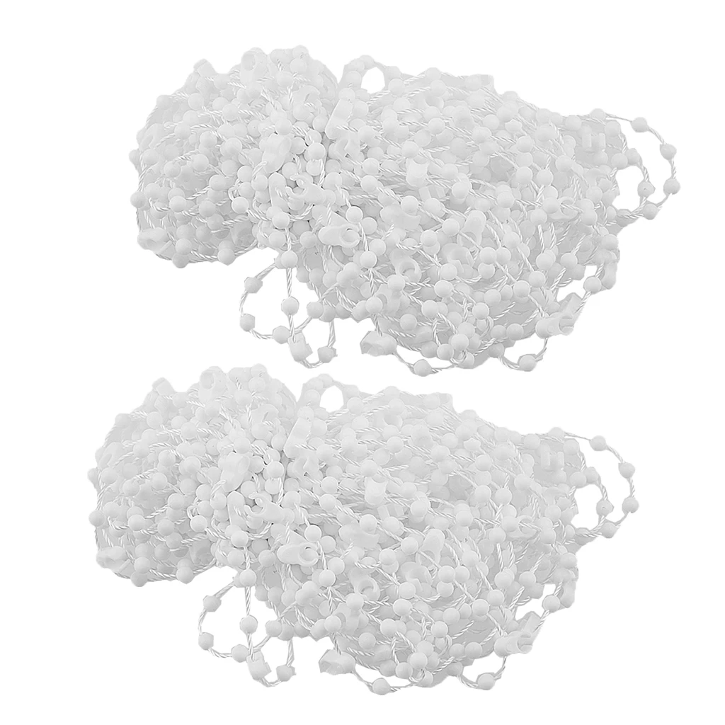 2Pcs 10m 3.5'' (89mm) Links Vertical Blind Bottom Chain - Blinds Beaded Chain Cord- Professional Vertical Blind