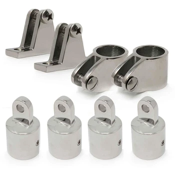 

316 Stainless Steel (3-Bow/4-Bow) 22mm Top Boat Accessories Jaw Slide Cap Eye End Deck Hinge Fittings Hardware