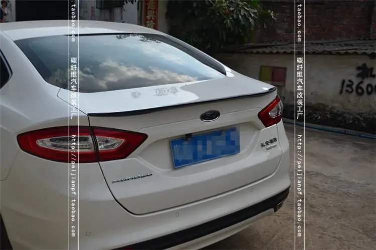 Подходит для Ford Mondeo AC 2013- задний спойлер из углеродного волокна заднее крыло