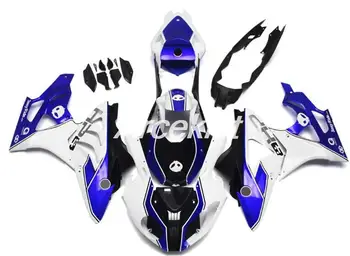 

New ABS Motorcycle Fairings Kits Fit For BMW S1000RR 09 12 13 14 HP4 2009 2010 2011 2012 2013 2014 Bodywork set Blue white