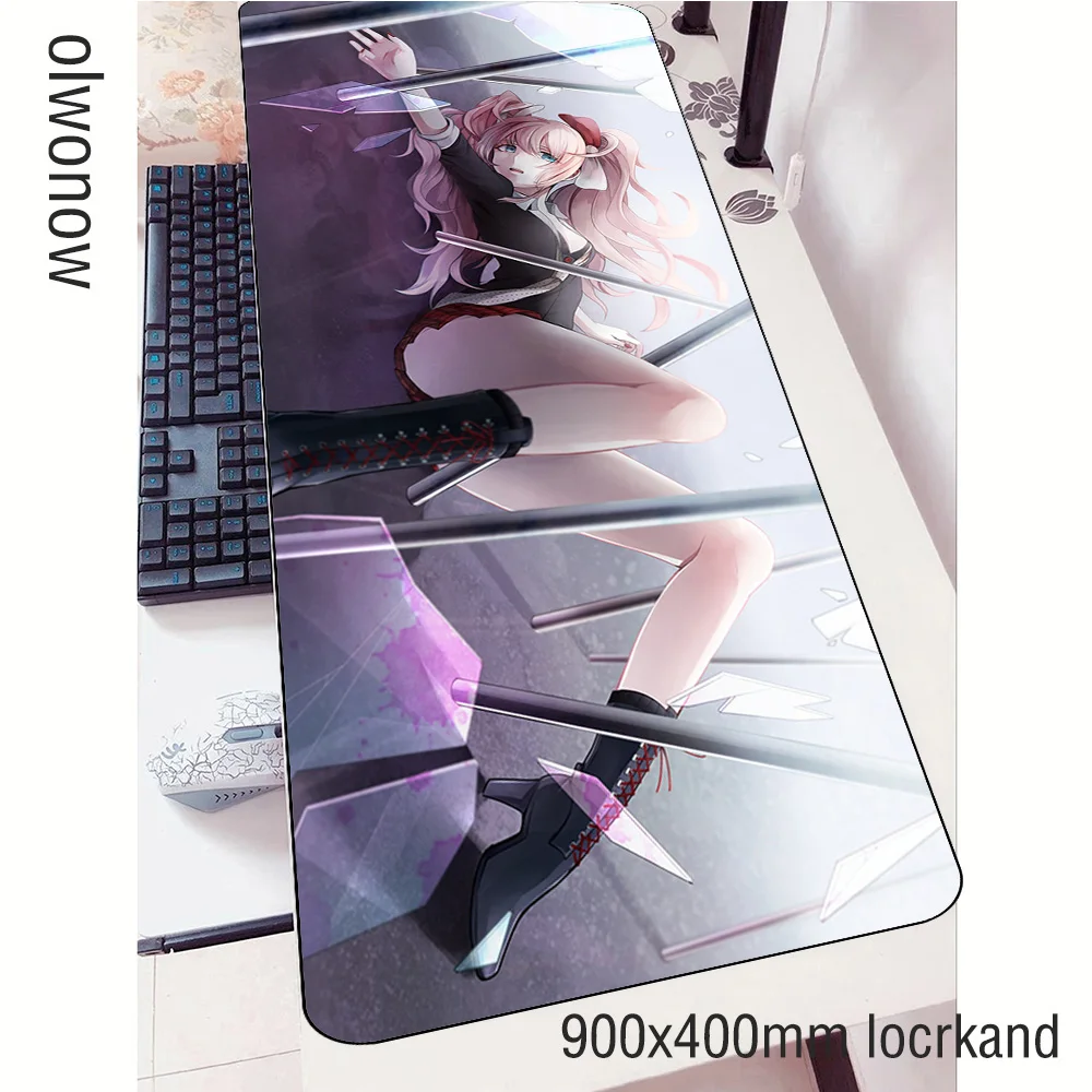 Danganronpa коврик для мыши геймер крутой 90x40 см notbook коврик для мыши игровой коврик для мыши красочный Коврик для мыши стол для компьютера коврик для мыши