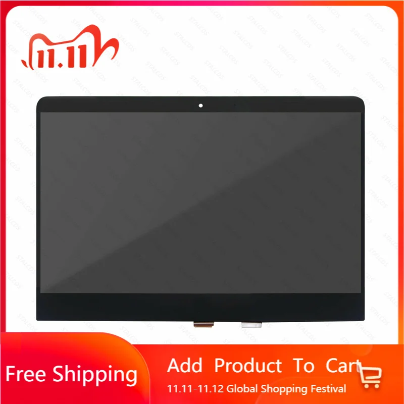Schermo Per Laptop Da 13.3 Pollici Per Hp Spectre X360 13W 13-W053Nr 13-W063Nr Ips Fhd 1920*1080 Led Lcd Touch Screen Digitizer Assembly