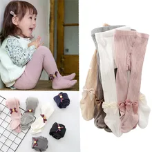 Baby-Girls Tights Pantyhose Collant Spring Knitted Infant Winter Cotton Children Autumn