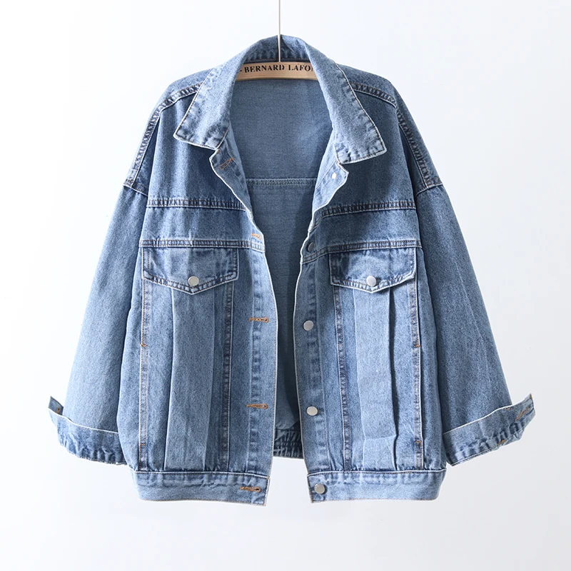 Винтажная синяя короткая джинсовая куртка женская верхняя одежда Chaquetas Mujer 2020