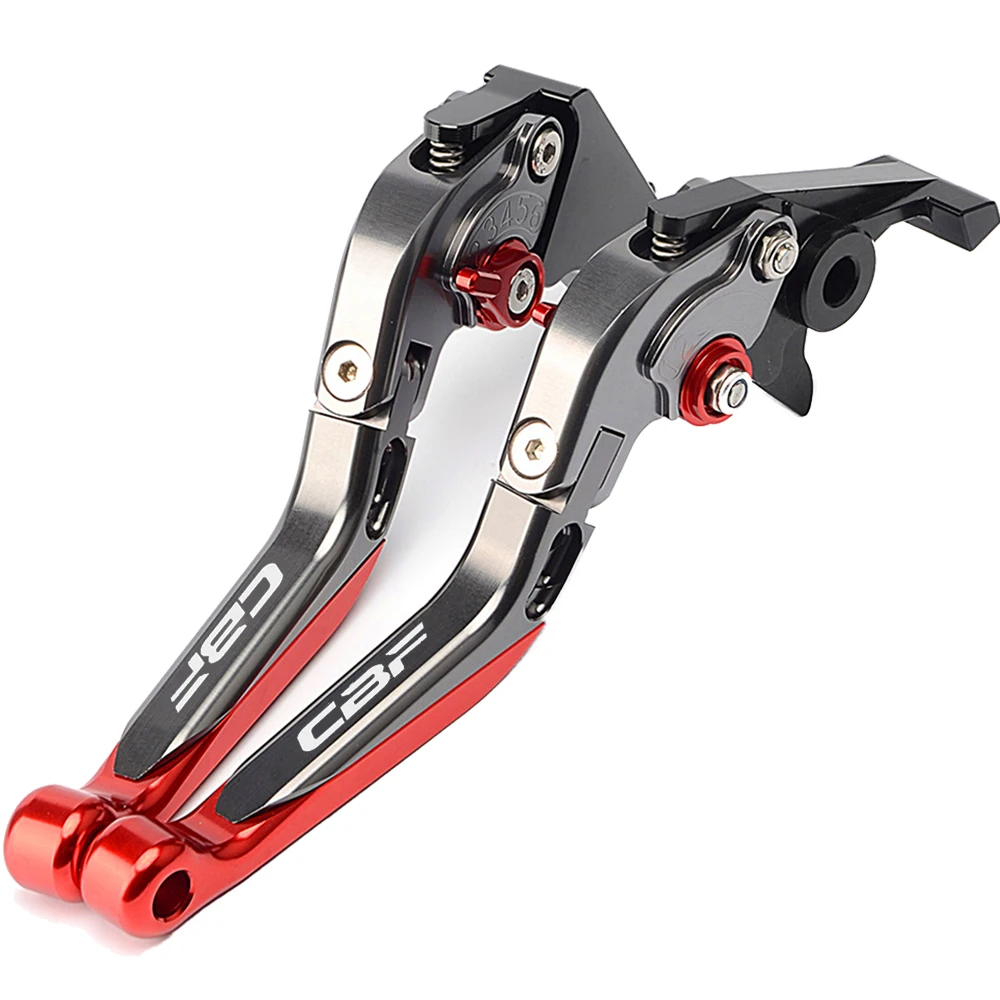 CBF600 SA CRF1000L Африка Твин Мотоцикл CNC регулируемый тормозной рычаг сцепления ручки для Honda CBF 600 1000 SA - Color: red