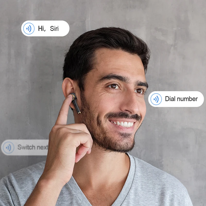 Whizzer TP1 TWS наушники беспроводные bluetooth наушники bluetooth V5.0 3D стерео наушники с микрофоном