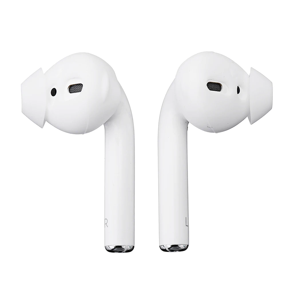 3 пары+ 1 крышка наушники крышка амбушюры для iphone-Airpods силиконовый чехол для наушников в ухо ушные вкладыши анти-осыпание безболезненные для-Airpod