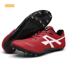 Мужские и женские спортивные кроссовки для тренировок, профессиональные беговые мягкие шипы, кроссовки 35-45