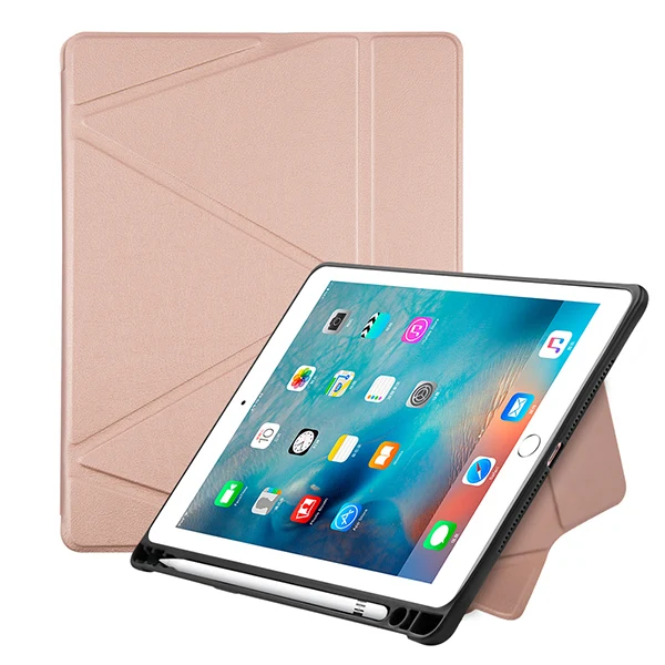Умный чехол для iPad 9,7 PU кожаный чехол-подставка для iPad Air 1 Air 2 iPad 5th 6th поколения с держателем ручки - Цвет: 18IPAD97 BXJG MGJ