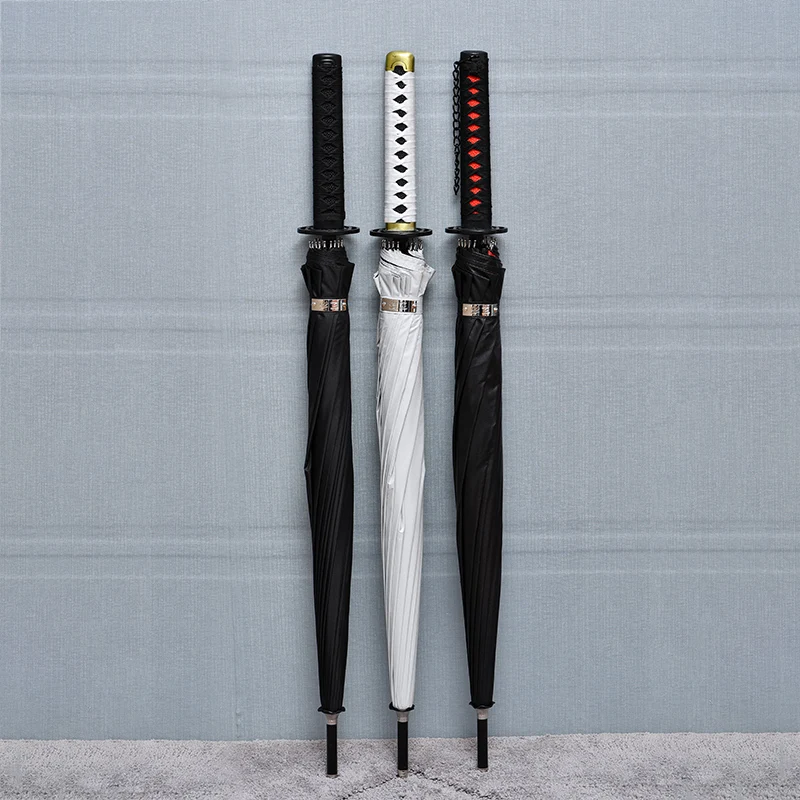 Зонт с длинной ручкой Katana защита от УФ ветрозащитный зонт для взрослых модный