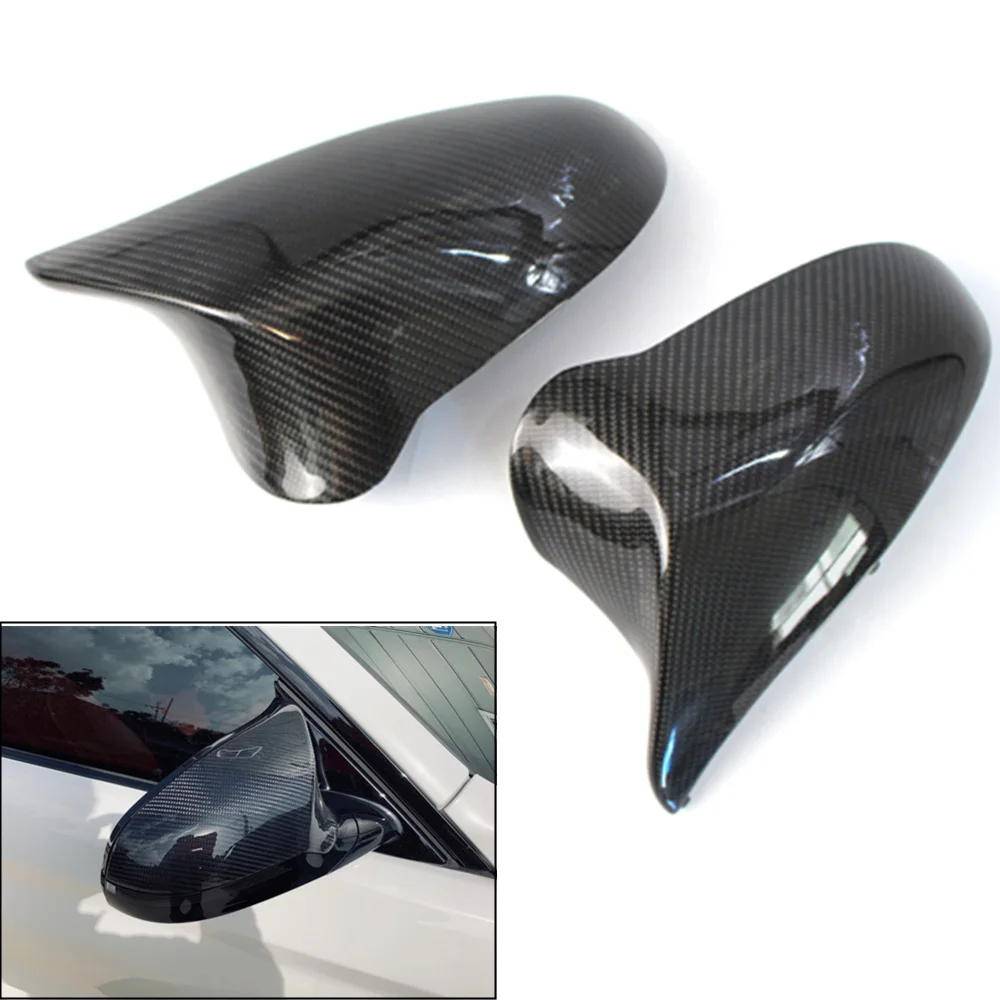 

For BMW F80 M3 F82 M4 LHD 2014 2015 2016 2017 2018 Carbon Fiber Look Side Door Rearview Mirror Caps Cover Left Hand Drive Car