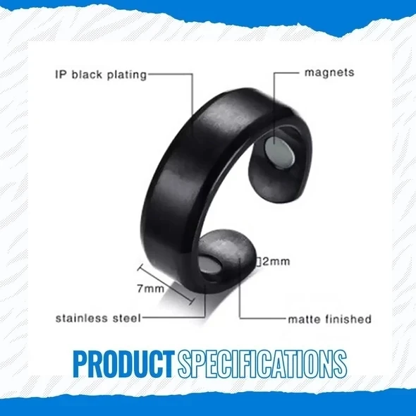 Creativity Blood Sugar Control Ring Magnetic Health Ring Adjustable Healthy Blood Sugar Meter Assist Fitness Lose Weight Tool blood sugar control ring