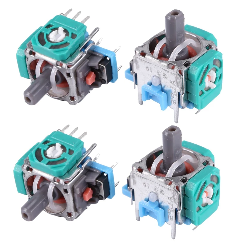 4X Joystick Destro/Sinistro Sensore Stick Analogico 3D Per Controller Playstation 4 Ps4 Dualshock