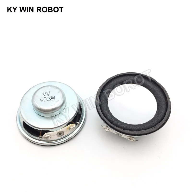 2PCS/Lot High Quality Speaker Horn 3W 4R Diameter 4CM Mini Amplifier Rubber Gasket Loudspeaker Trumpet White 2pcs 55mm diameter bass diaphragm passive plate enhanced bass low frequency film radiator rubber diaphragm