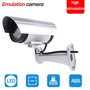 

Dummy 2PCS Fake Camera Bullet Waterproof Outdoor Indoor SecurityCCTV Surveillance Camera With Flashing Red LED Free Shipping