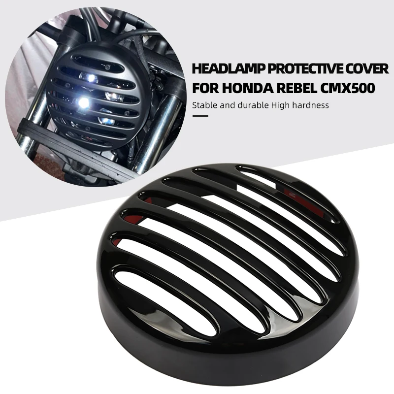 For Honda Rebel CMX300 CMX500 2017 2018 2019 Motorcycle Front Headlight Grill Cover Light Grille Guard Protector | Автомобили и