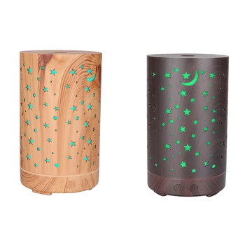 

100Ml Essential Oil Diffusers Ultrasonic Humidifier Portable Aromatherapy Diffuser with Cool Mist and 7 Colour Changing LED Ligh