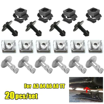 

4A0805163 Engine Undertray Fastener 4A0805121A 8D0805121 8D0805960 20 PCS