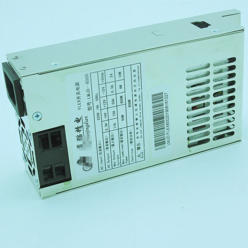 PSU для Lingmaojingdian ITX FLEX NAS ABC Малый 1U S3 K39 A35 600 Вт источник питания LMJD-6000