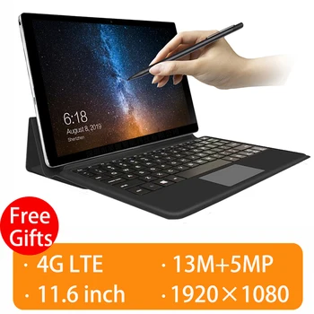 

2020 Upgraded Fully connected 2 in 1 Tablet Laptop with Keyboard 4G phone 11.6 inch Tablet Android GPS Tablet 4G 13MP+5MP