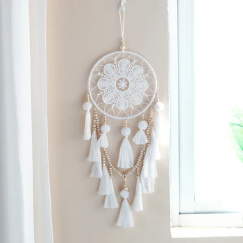 

Wind Chimes Handmade Indian Dreamcatcher Net Wall Hanging Dreamcatcher Craft Gift Home Decoration ozdoby do pokoju T29