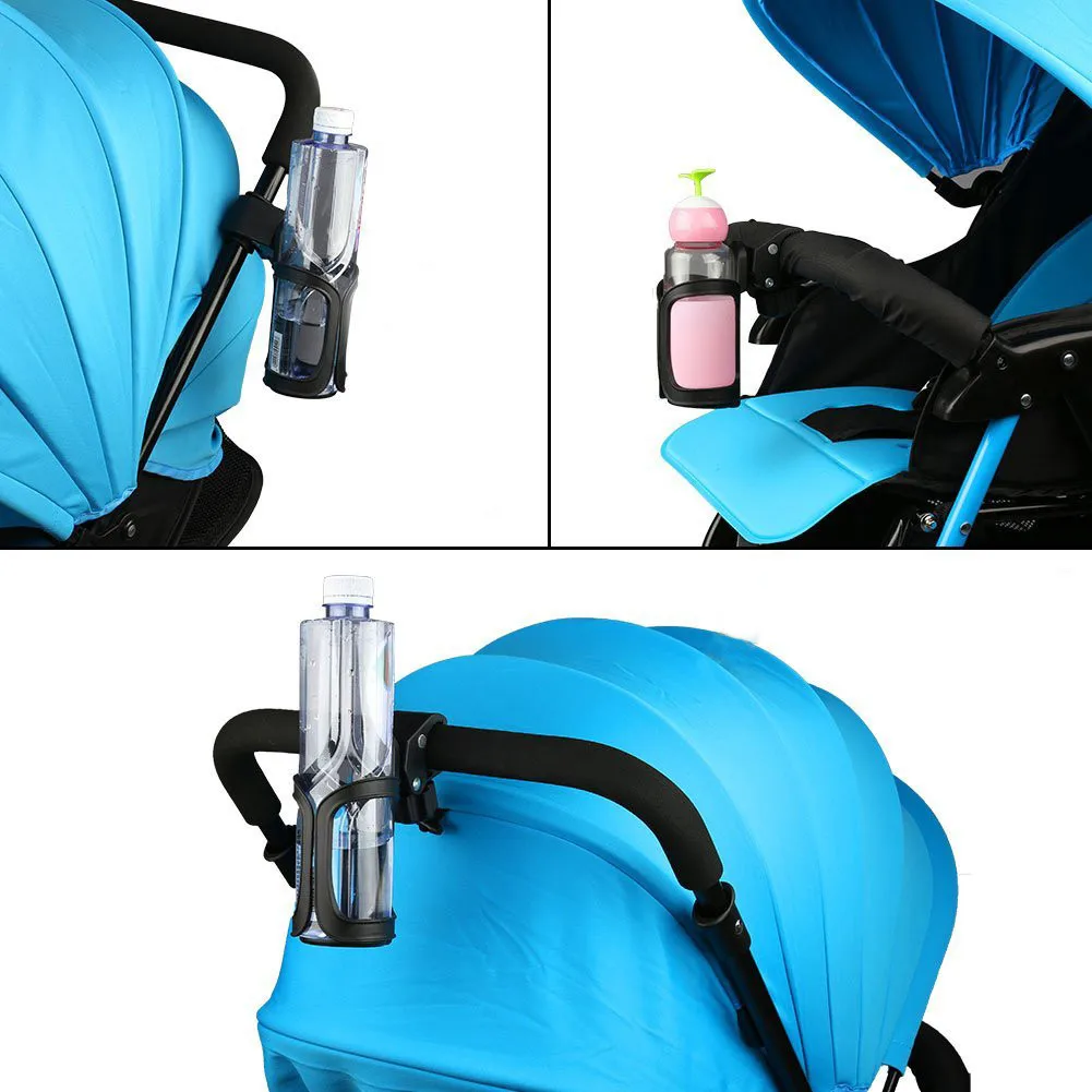 1PC stroller baby carriage cup bottle holder car universal drink cup holder black car accessories